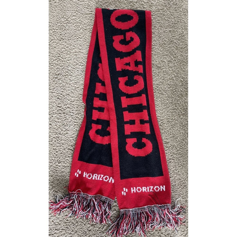 Chicago Bulls NBA  Basketball - Winter Neck Scarf - Horizon Red & Black